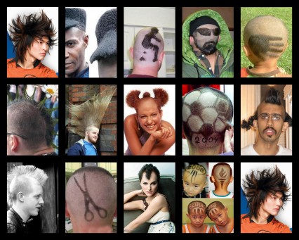 Funny and weird hairstyles